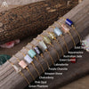 Healing Gemstone Adjustable Bracelets