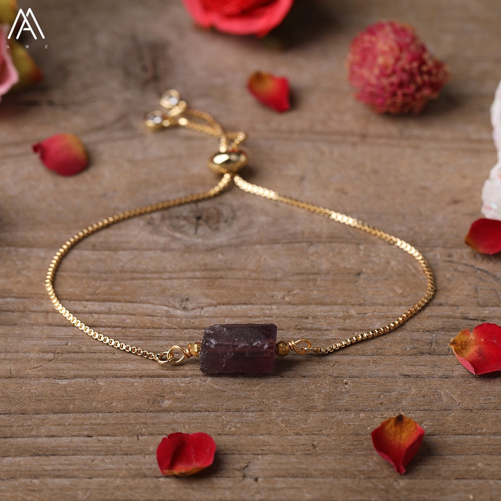 Healing Gemstone Adjustable Bracelets