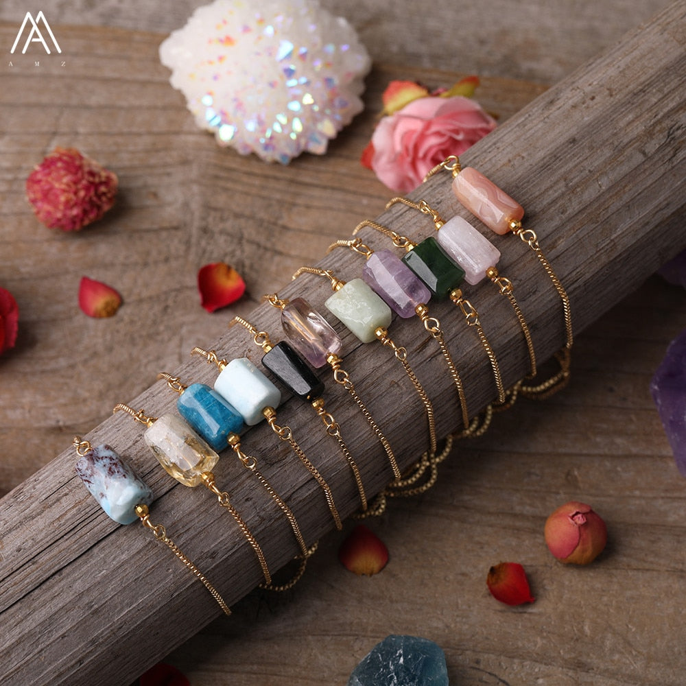 Healing Gemstone Adjustable Bracelets