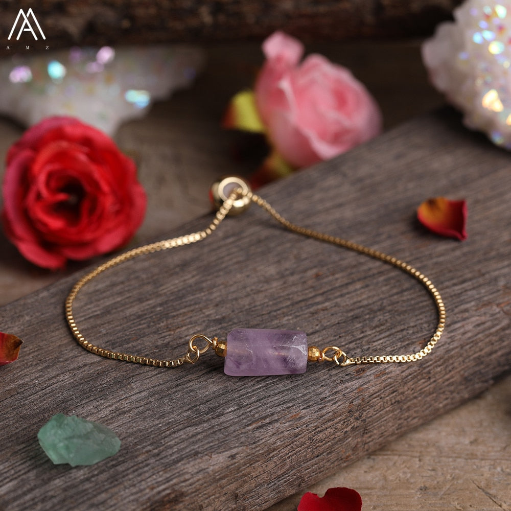 Healing Gemstone Adjustable Bracelets
