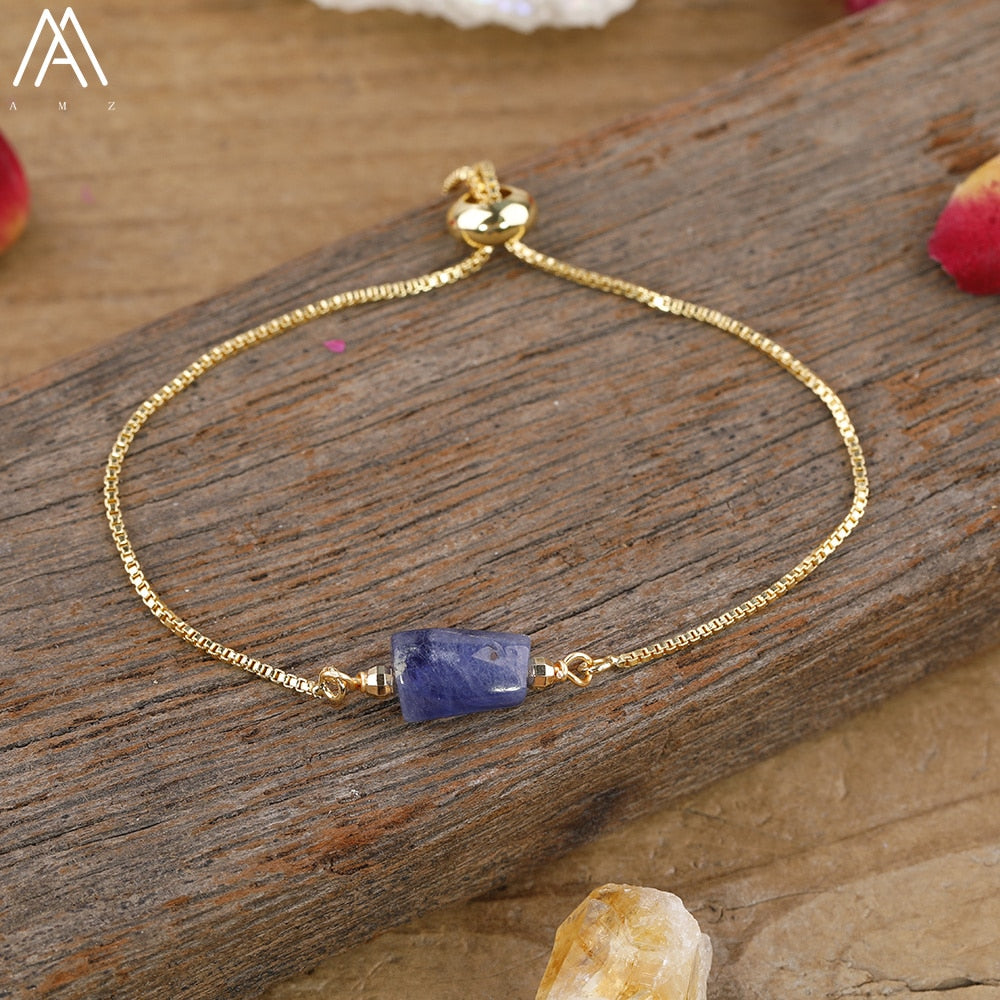 Healing Gemstone Adjustable Bracelets